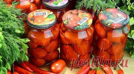 Закрываем помидоры на зиму без уксуса - бесподобно вкусные | Вкусное хобби | Яндекс Дзен
