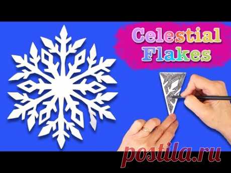 Paper Snowflake Wreath: DIY Door Decor