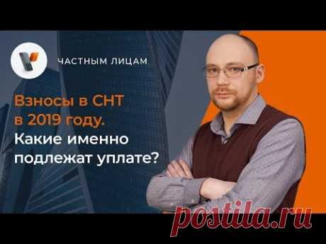 Взносы в СНТ в 2019 году  Какие именно подлежат уплате?