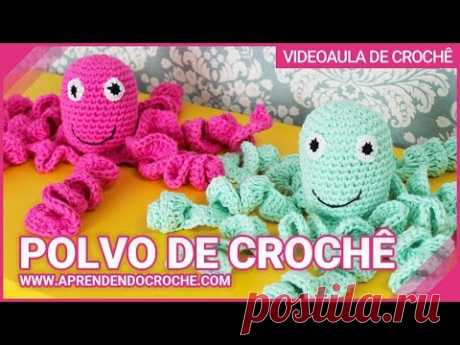 AMIGURUMI POLVO DE CROCHÊ PARA PREMATUROS - PASSO A PASSO