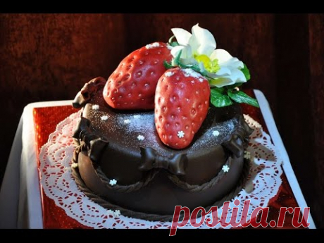 Шоколадная мастика домашнего приготовления (Chocolate paste) - YouTube