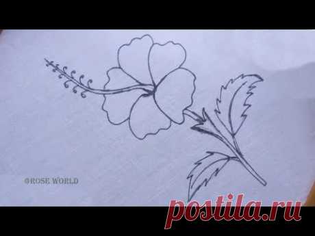 Hand Embroidery | Amazing flower embroidery by Rose World