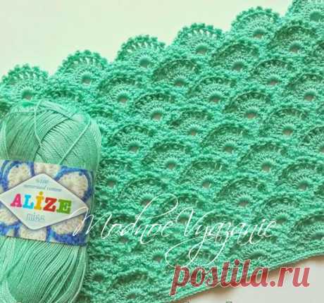 Узоры *Веера* для вязания крючком - Crochet Modnoe Vyazanie
