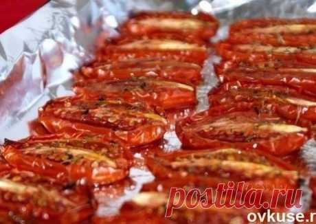Пин содержит это изображение: Безумно вкусные вяленые помидоры - пошаговый рецепт с фото. Автор рецепта Olga Jakovenko .