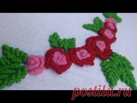 Hand Embroidery Pattern | Bullion Stitch |  HandiWorks #37