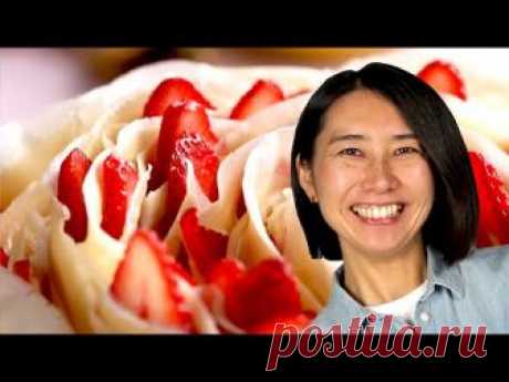 Here's How To Make Rie's Rose Crepe Cake Recipe