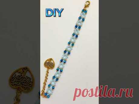 DIY bracelet. Beads bracelet. Bracelet short. #diy #shorts