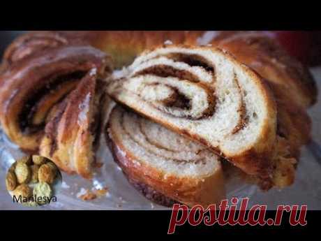 ВЕНОК С КОРИЦЕЙ/Рулет с корицей и сахаром/Cinnamon Wreath