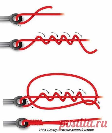 Лучшие, крепкие и популярные рыболовные узлы. Обязательно пригодятся)
