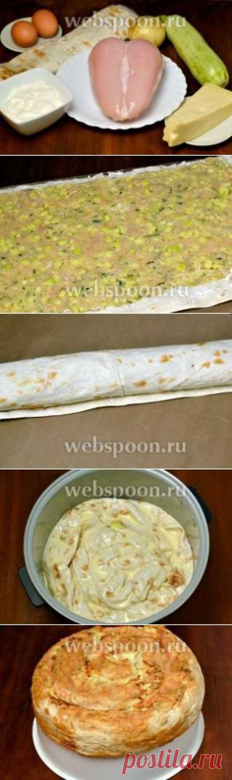 Спиральный пирог из лаваша с начинкой в мультиварке рецепт с фото, как приготовить на Webspoon.ru