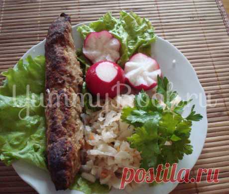 Люля-кебаб из говядины - пошаговый рецепт с фото