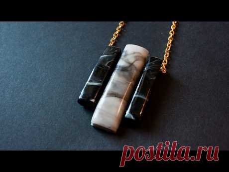 [TUTO] Imitation Marbre  / Polymer Clay Faux Marble