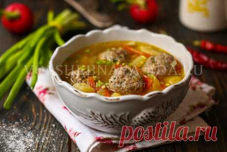 Картофельный суп с фрикадельками, рецепт с пошаговыми фото | Волшебная Eда.ру