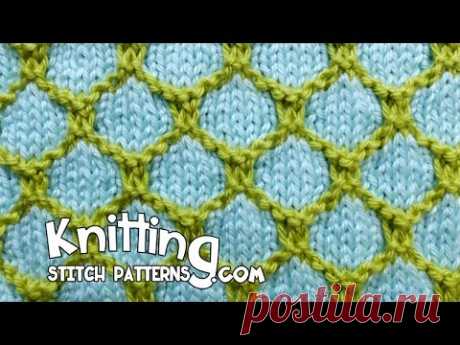 2 Color Honeycomb Knitting