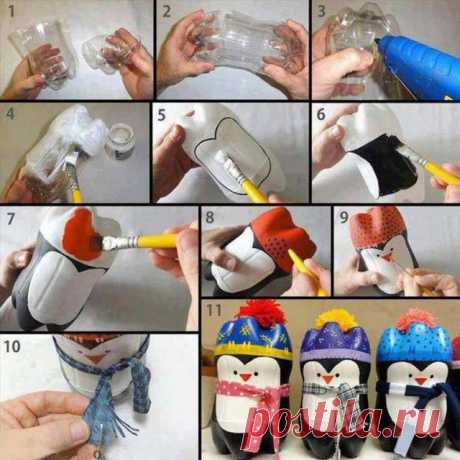 Креативные изделия из пластиковых бутылок