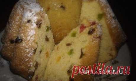 Рецепт домашнего кекса с цукатами , сухофруктами и орехами