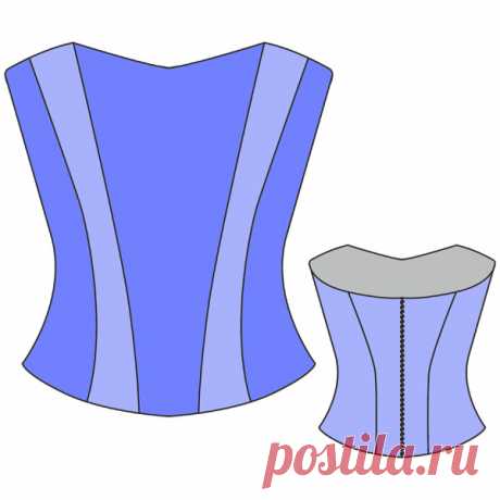 Выкройка корсета | Шкатулка