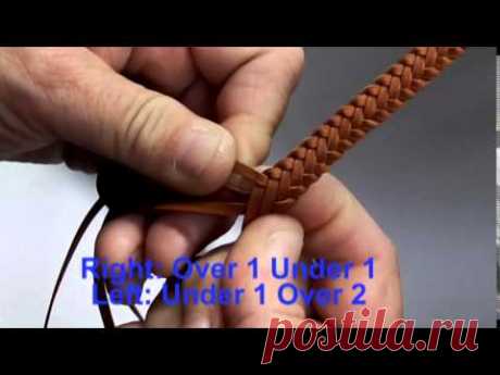 Kangaroo Leather - Snake Belly Braid - Knotty Linda Leathercrafter