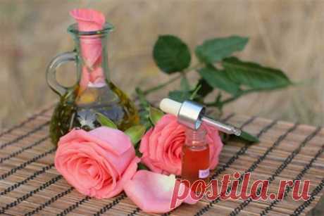Как применять эфирное масло розы? При каких заболеваниях применяют розовое масло?