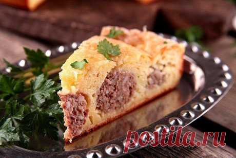 Пирог с фрикадельками под сырной корочкой - rastimul.com.ua
