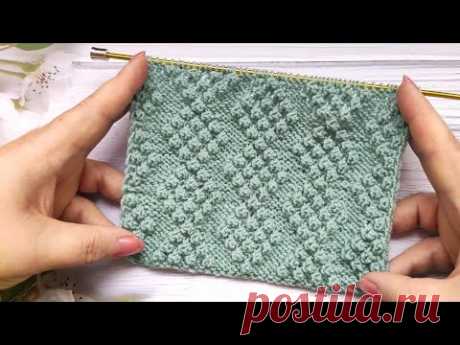 Diamond Bobble | Rauten-Noppenmuster stricken | Punto Rombi di Nocciole| Losanges à Noppes au Tricot