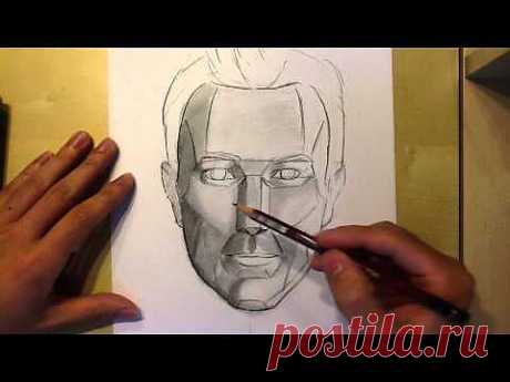 Tips on Drawing and Shading a Realistic Face - YouTube