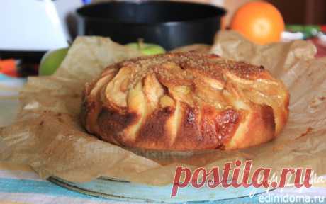 Творожный пирог с яблоками | Кулинарные рецепты от «Едим дома!»