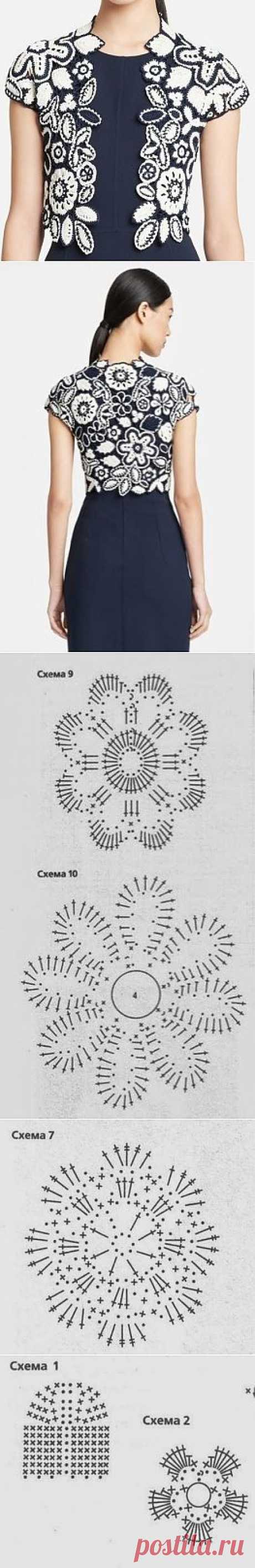 Ирландское кружево. Жилет .