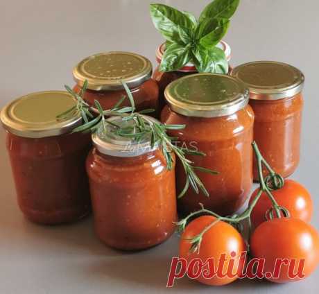 Keptas pomidorų padažas žiemai - receptas | La Maistas