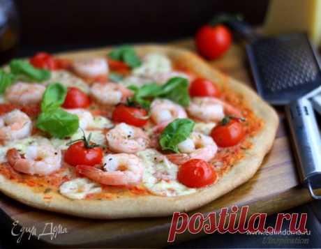 Нежнейшая пицца с морепродуктами, пошаговый рецепт на 62773 ккал, фото, ингредиенты - Nadin
