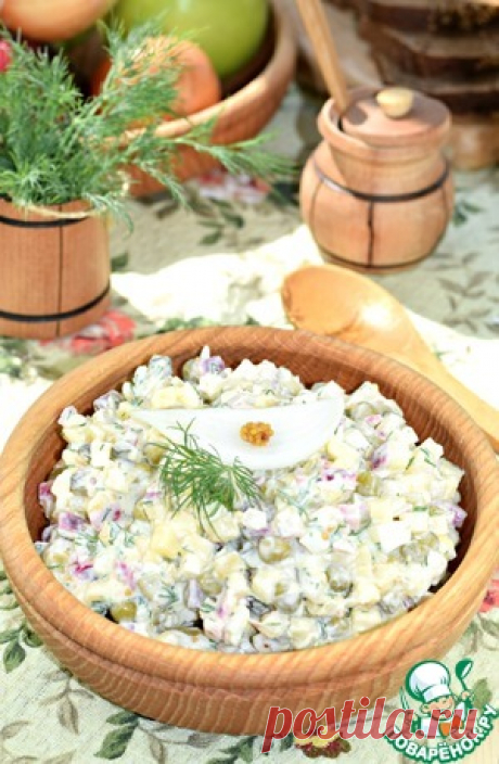 Луковый салат "Чиполлино и К" - кулинарный рецепт
