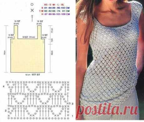 Кофточка крючком