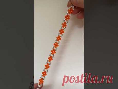 DIY crystal beaded bracelet #shorts #bracelet #diy