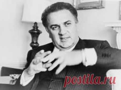 Сегодня 20 января в 1920 году родился(ась) Федерико Феллини-КИНОРЕЖИССЕР-&quot;8 с половиной&quot;