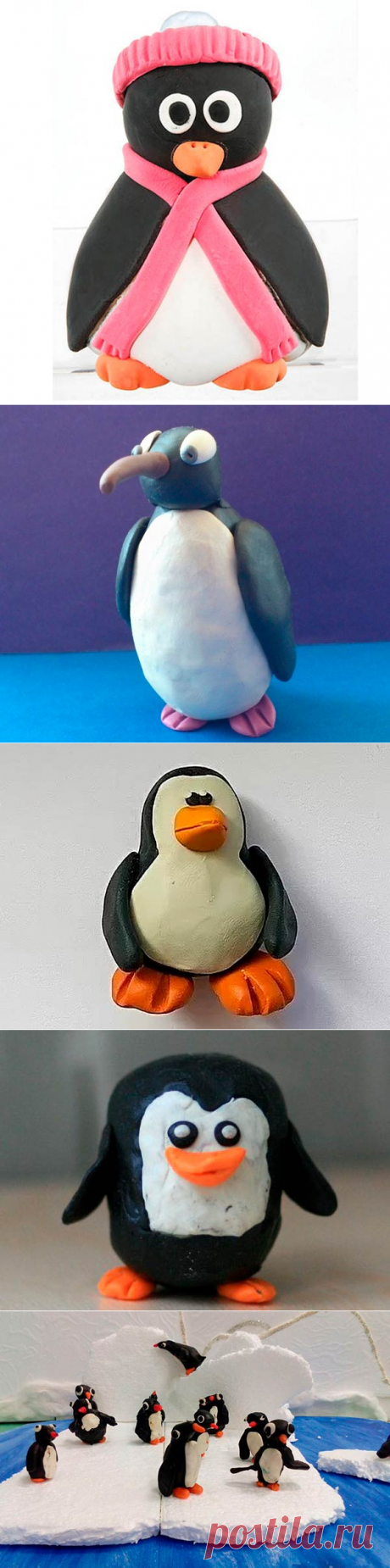 Как слепить пингвина из пластилина для детей: лепим по шагам пингвина на льдине, из шишек и воздушного пластилина своими руками, видео как сделать в фигурку из пластилина - пингвины из мультика мадагаскар на картоне