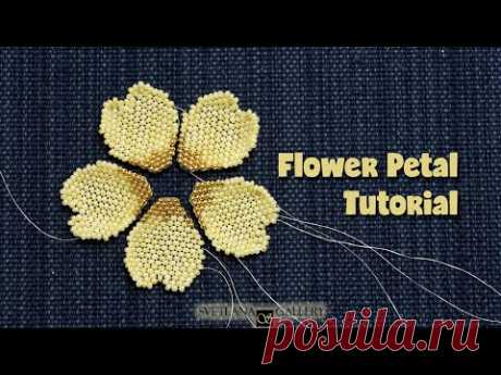 Flower Petal Peyote Stitch Beading Tutorial