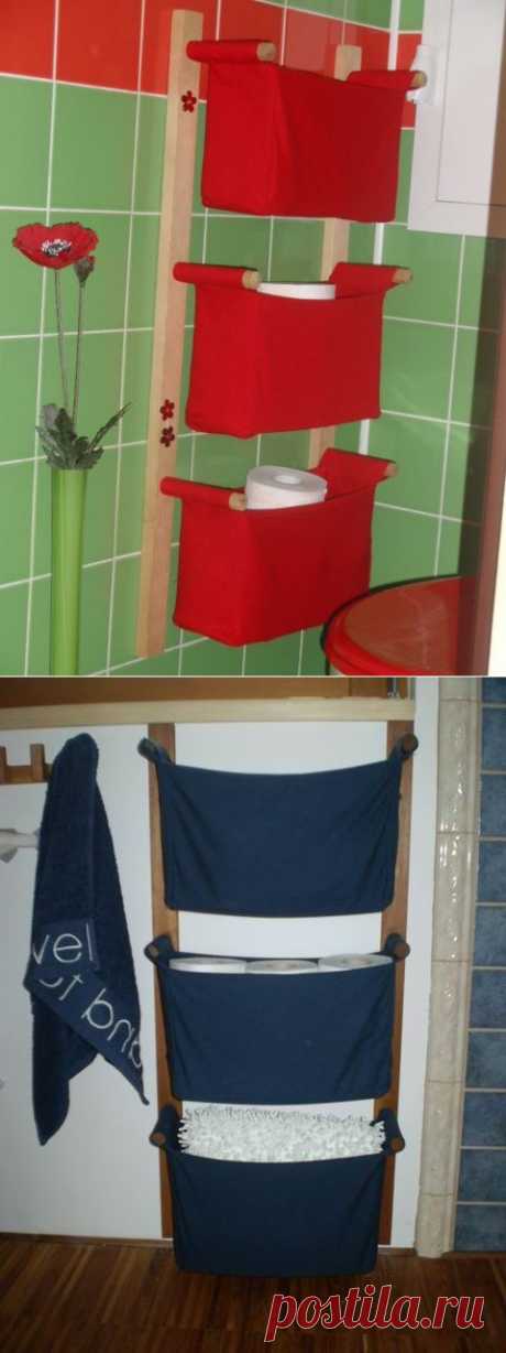 Шьем кармашки для ванной комнаты | Своими руками