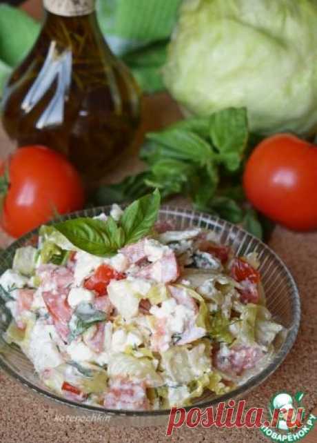 Салат с творогом - кулинарный рецепт