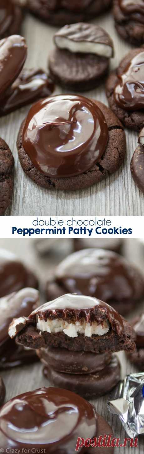 Double Chocolate Peppermint Patty Cookie