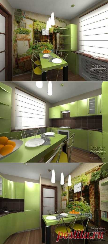 Дизайн для небольшой кухни