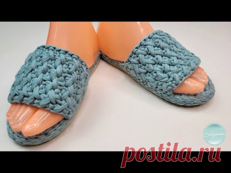 💥 Тапочки | Бесплатный мастер-класс | Учимся вязать обувь крючком | CROCHET SHOES