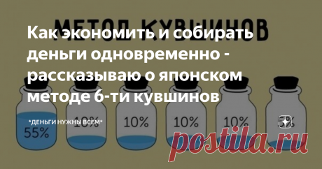 Как экономить и собирать деньги одновременно - рассказываю о японском методе 6-ти кувшинов Простой и действенный метод