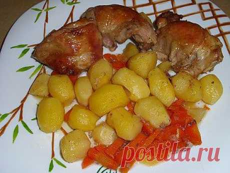 Куриные бедрышки с картошкой | Рецепты моей мамы