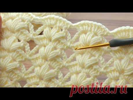 Fantastic👌💯 cream color  * Super Easy  Crochet Baby Blanket For Beginners online Tutorial