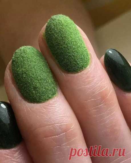 Зеленый дизайн ногтей: тенденции, идеи, стиль