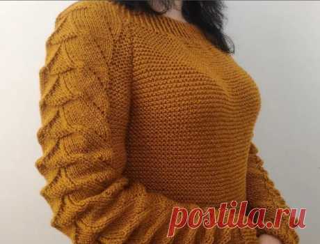 Свитер регланом сверху женские спицами схема: вяжем свитер регланом сверху и снизу спицами.