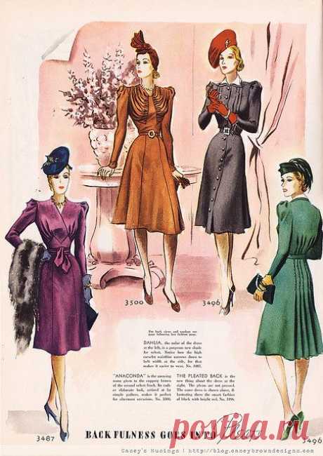 Stunning 1940's dresses