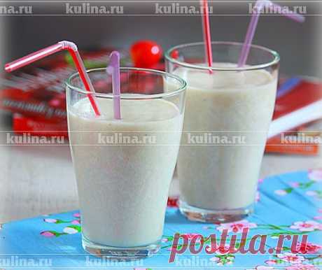 Молочный коктейль с бананами и пломбиром – рецепт приготовления с фото от Kulina.Ru
