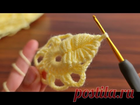 Super Easy Crochet Knitting - Tığ İşi Çok Kolay Çok Güzel Gösterişli Örgü Modeli