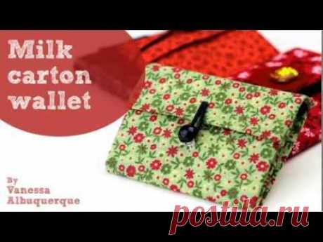 Milk carton wallet - Do it yourself